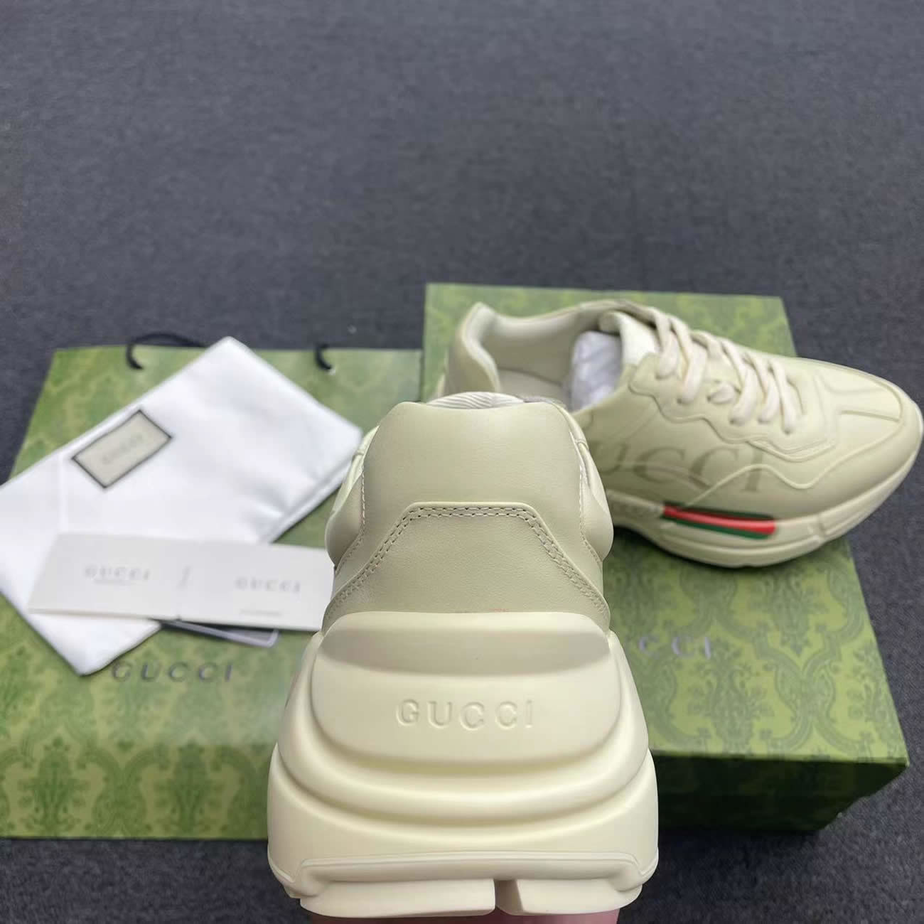 Gucci Rhyton Vintage Logo W 528892 Drw00 9522 (21) - newkick.app